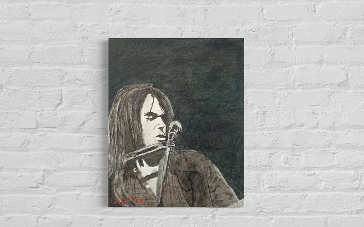 Neil Young Original 16x20 Art